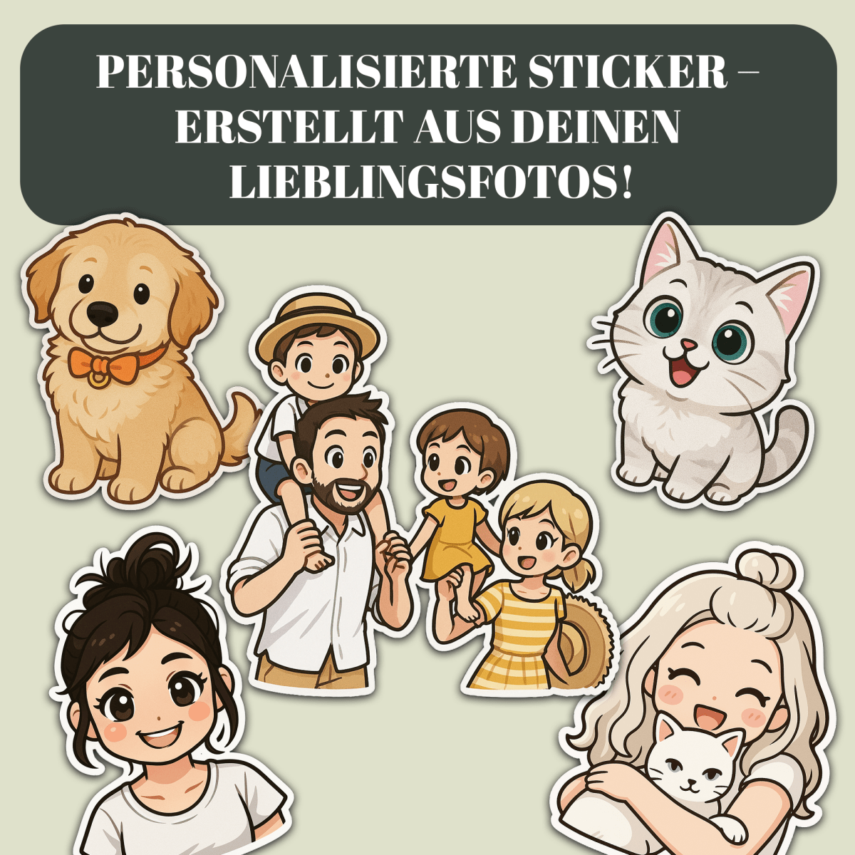 Personalisierte Sticker - Foto als Sticker • Sticker selber machen • Eigene Sticker erstellen • Laptop Sticker • personalisiertes Geschenk - funkenschauer