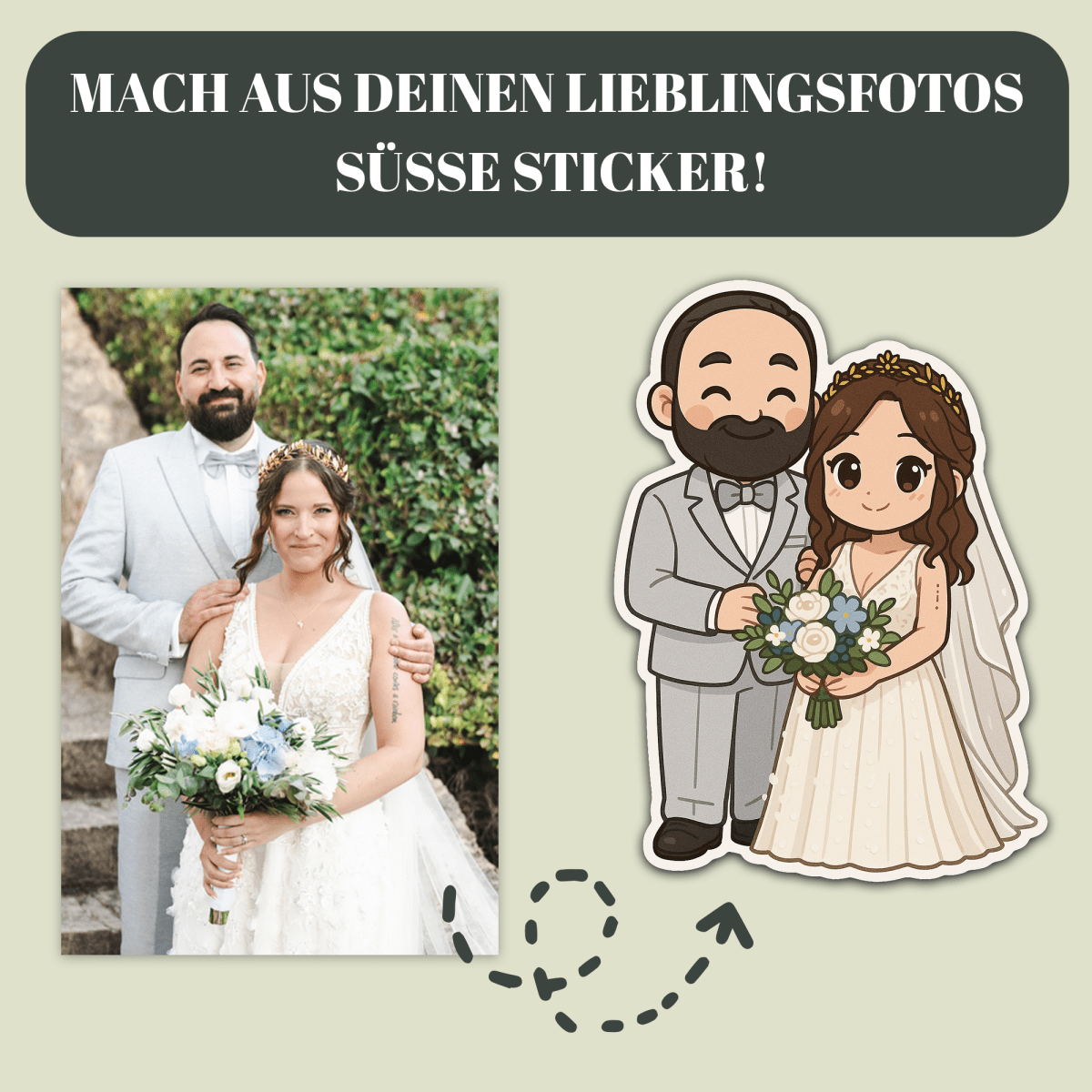 Personalisierte Sticker - Foto als Sticker • Sticker selber machen • Eigene Sticker erstellen • Laptop Sticker • personalisiertes Geschenk - funkenschauer