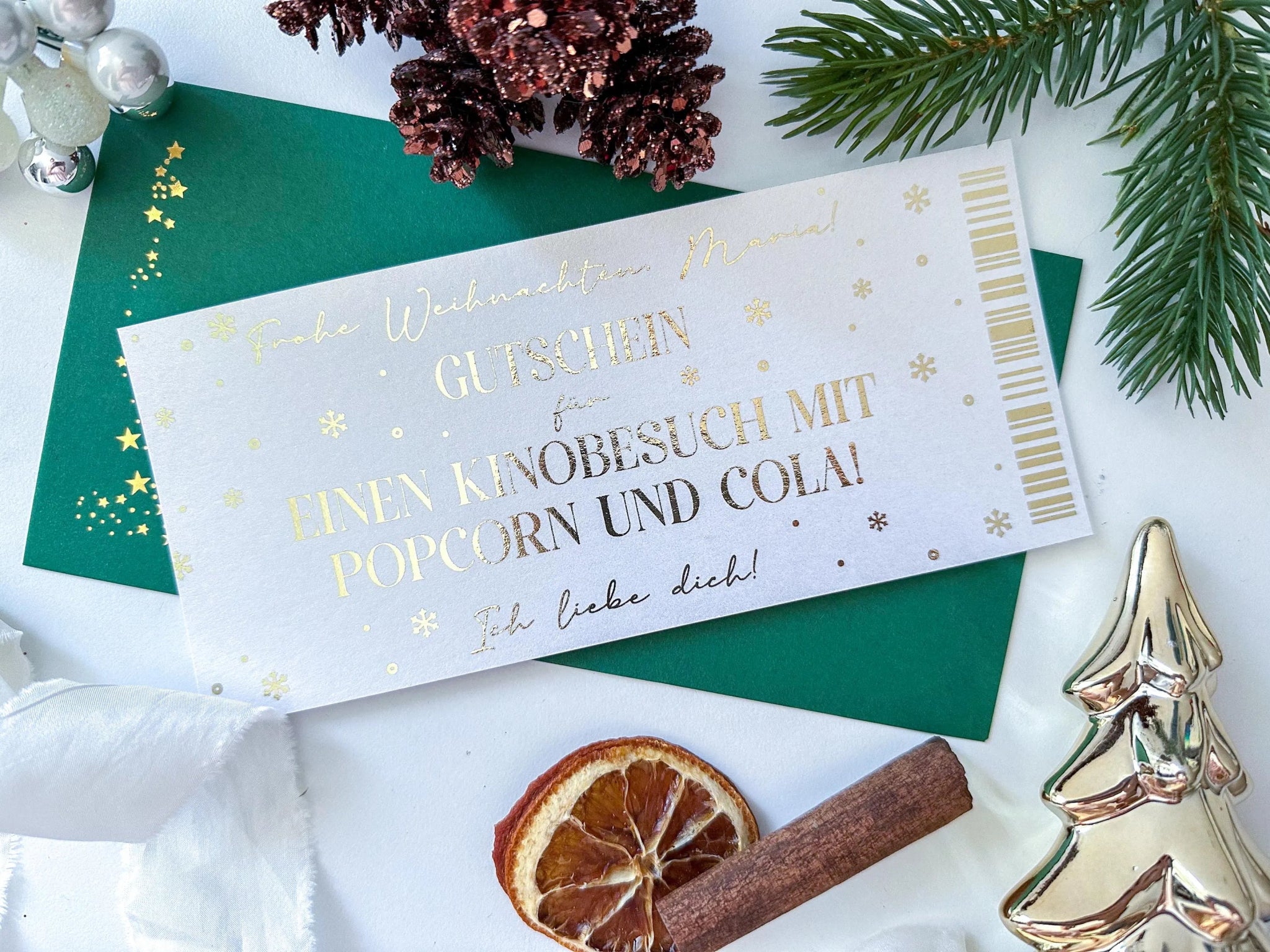 Die HANDGEMACHTE WEIHNACHTSGESCHENKE von funkenschauer: Ein personalisierter Weihnachtsgutschein als kreative Rubbelkarte - perfekt als ΓΌberraschendes Geschenk fΓΌr deine Liebsten!.