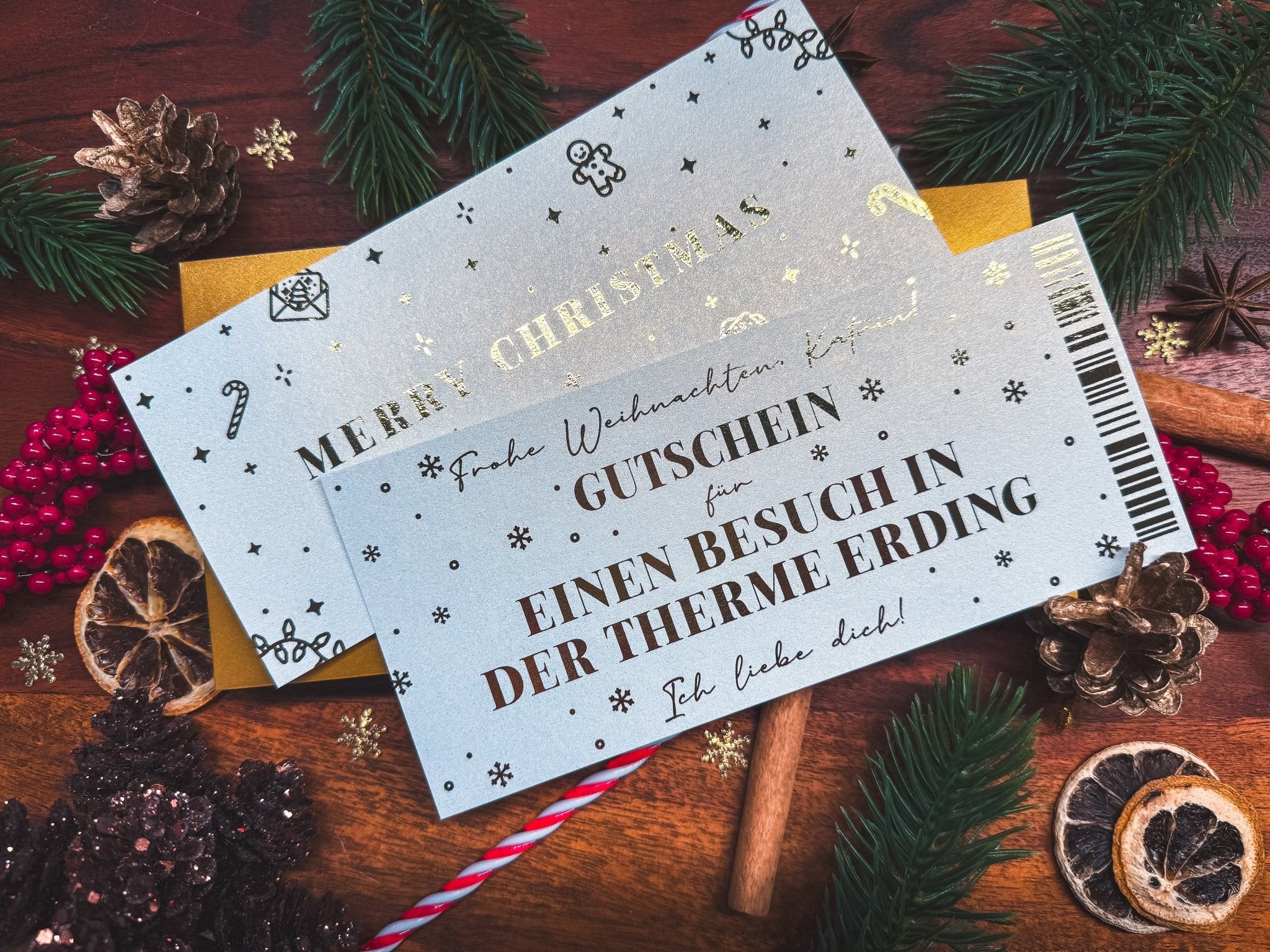 Personalisiertes Weihnachtsgeschenk | Personalisierter individueller Weihnachtsgutschein |Γberraschungsgeschenk | Weihnachtsgeschenkideen - funkenschauer