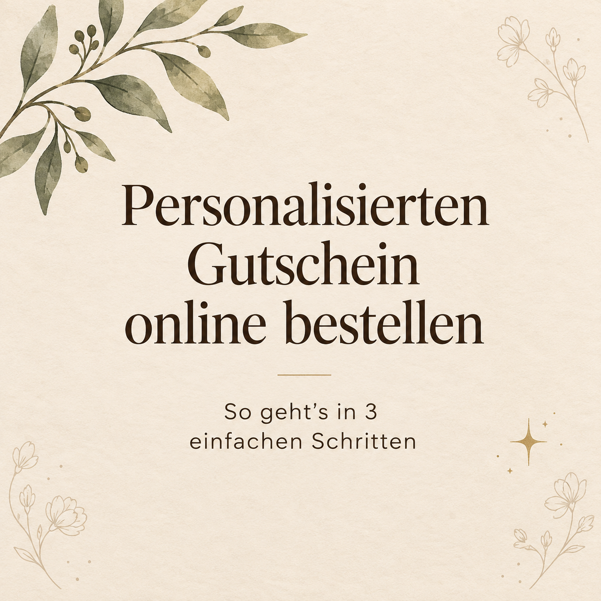 Personalisierten Gutschein online bestellen: So geht's in 3 einfachen Schritten