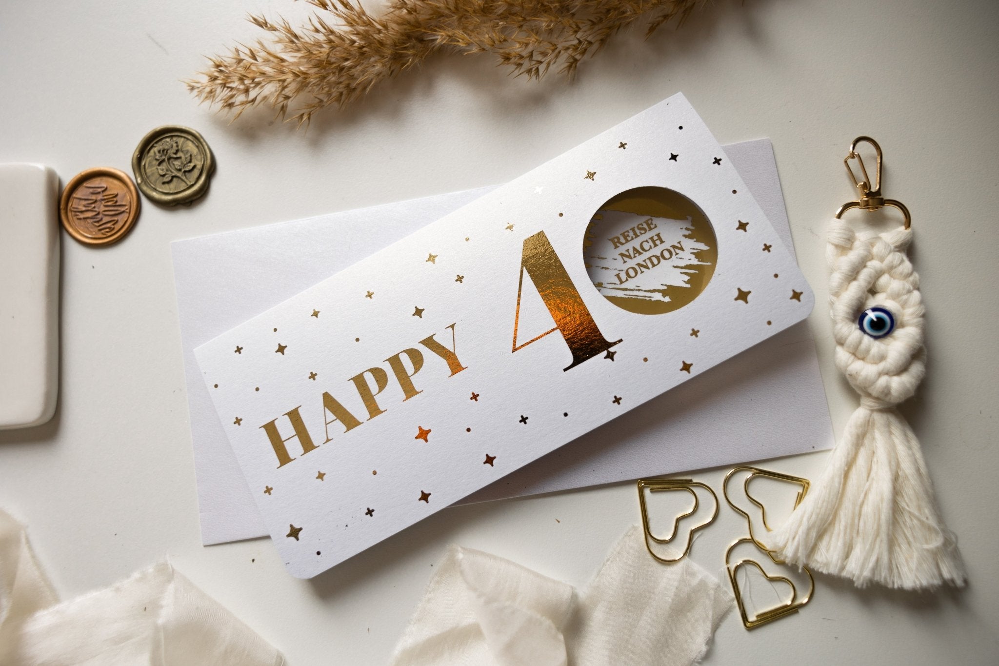 Personalisierter Geburtstagsgutschein runder Geburtstag mit Rubbelfeld zum Aufklappen, Geschenkidee für runde Geburtstage, individuelles Geschenk - funkenschauer