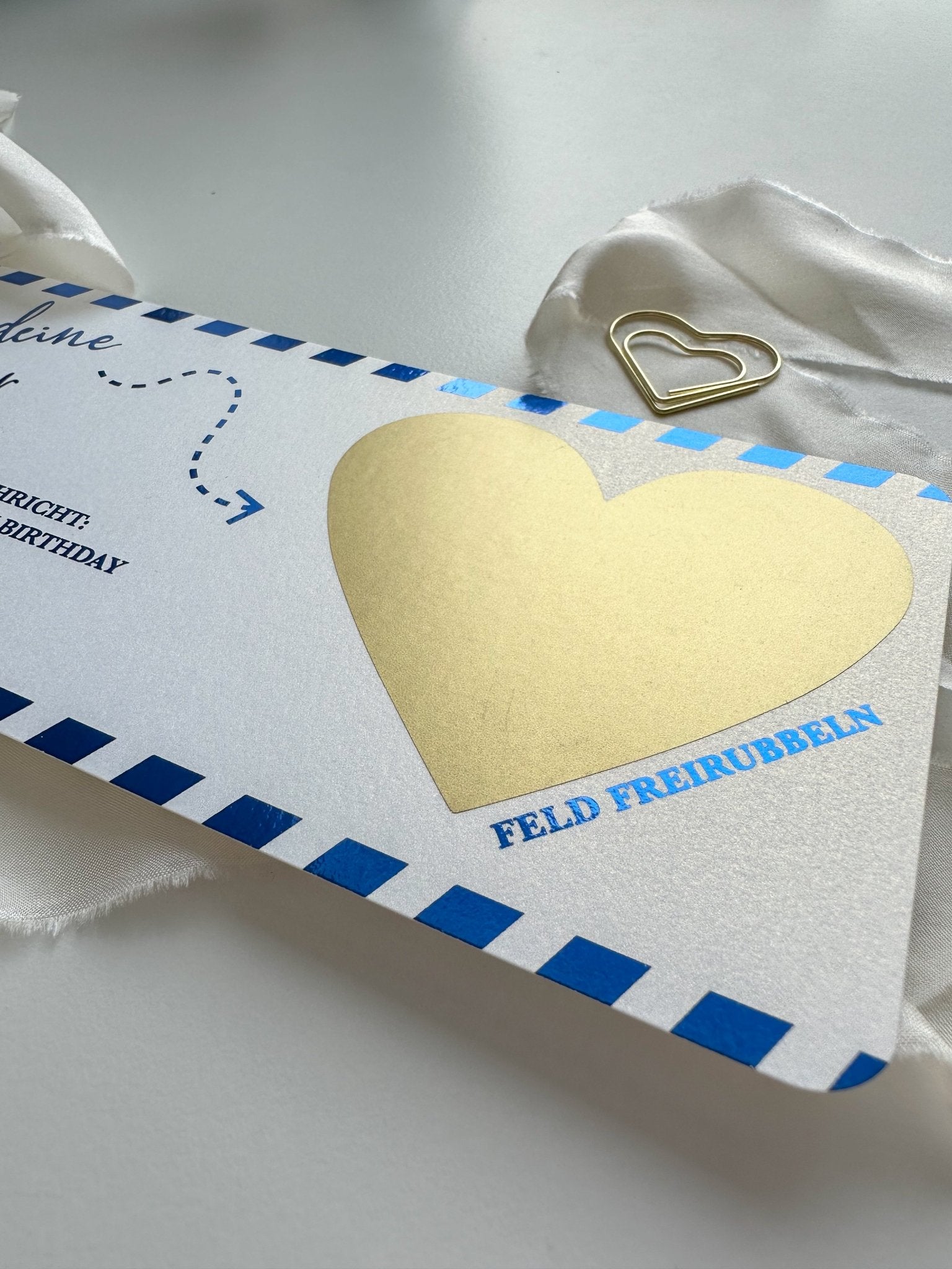 SPECIAL EDITION Reisegutschein Liebe ist in der Luft Personalisierbar | Rubbelkarte | Geschenk für Reiseliebhaber | Überraschung | Bordkarte - funkenschauer